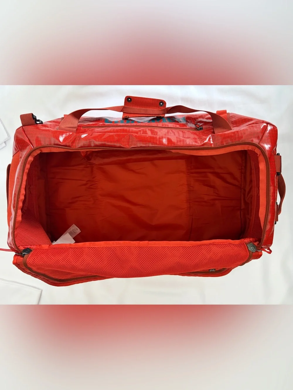 Patagonia Black Hole Duffel Bag 55L Backpack #49342 Hot Ember